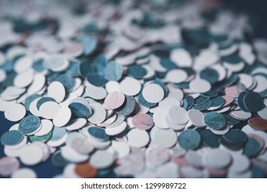 Blue Hole Punch Paper Confetti