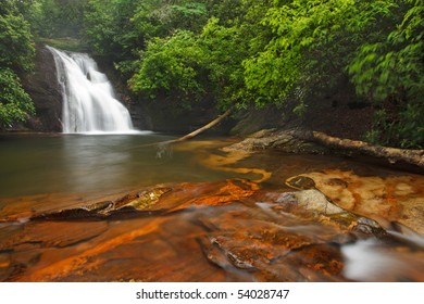 Blue Hole Waterfall, North Georgia