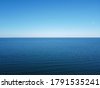 blue sky horizon sea