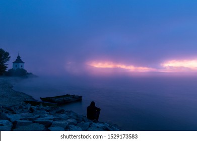 Blue Hour At Liptovská Mara Lake