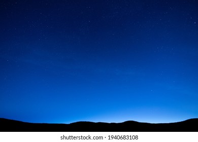 Blue Hour Stars In The Sky