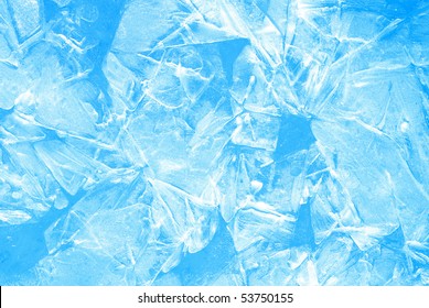 blue ice abstract natural background