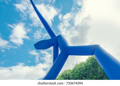 Blue Inflatable Air Dancer