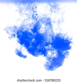 Blue Ink Water Background Stock Photo 318780233 | Shutterstock