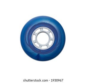 Blue Inline Skate Wheel