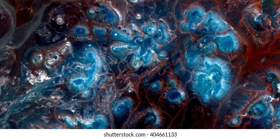 blue islands, landscape after the battle, war, the exterminating angel, abstract photography of the deserts of Africa from the air. aerial view Genre: Abstract Naturalism,