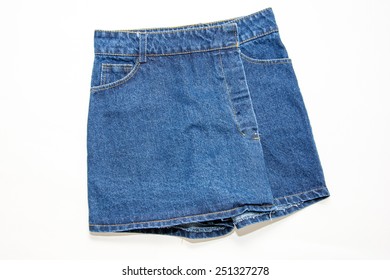 Blue Jean Shorts White Background Stock Photo 251327278 | Shutterstock