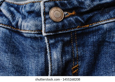 Blue jeans . Detail of vintage blue jeans texture with pocket


