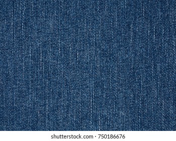 Blue jeans fabric texture, denim plain surface background