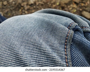 Blue Jeans Image Clicked In Outdoor