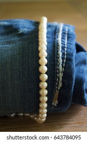 Pearls blue jeans and Blue Jeans