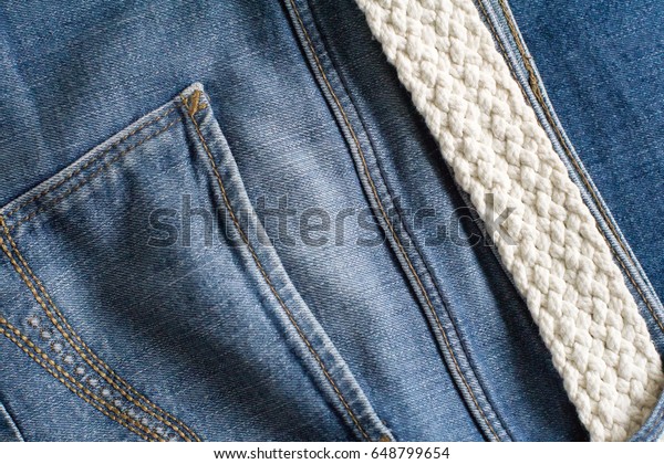 mens white woven belt