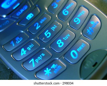 Blue Keypad