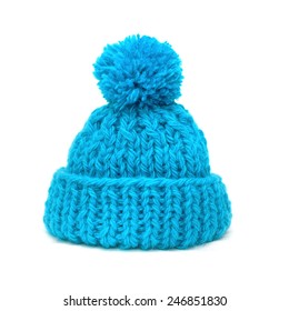 Blue Knitted Hat 