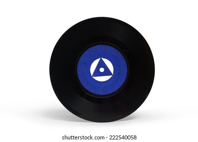 blue label record disk