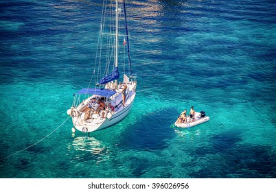 Blue Lagoon At Comino Island - Malta