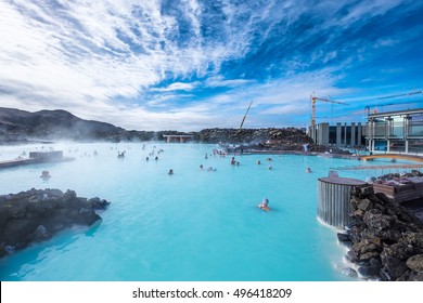 The Blue Lagoon geothermal spa is one of the most visited attractions in Iceland - Shutterstock ID 496418209