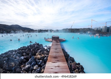 The Blue Lagoon geothermal spa is one of the most visited attractions in Iceland - Shutterstock ID 496418269