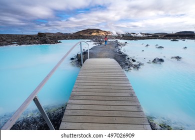 The Blue Lagoon geothermal spa is one of the most visited attractions in Iceland - Shutterstock ID 497026909