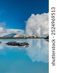  Blue Lagoon is a geothermal spa in southwestern Iceland.