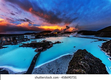 The Blue Lagoon, Iceland. - Shutterstock ID 458690731