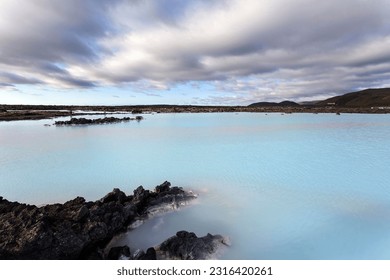 Blue Lagoon near Grindavik, Geothermal Bath, Reykjanes Peninsula, Southwest Iceland, Iceland - Shutterstock ID 2316420261