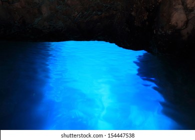 Blue Lagoon On Vis Island (Croatia)