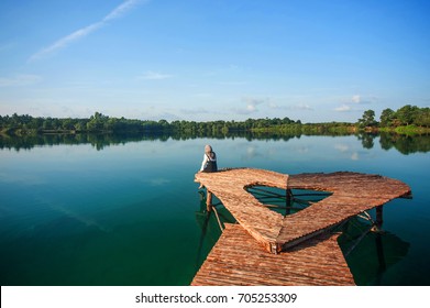 Blue Lake At Bintan Island