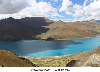 Blue Lake And Hills