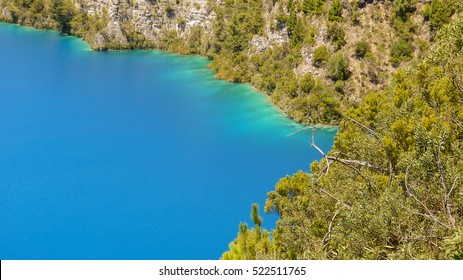 Blue Lake in Mount Gambier, South Australia