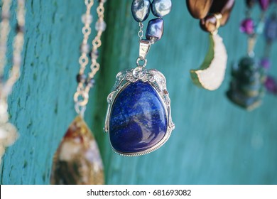 Blue Lapis Lazuli Pendant