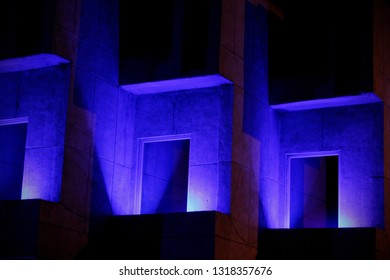 Blue light background