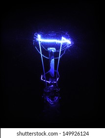 Blue Light Bulb Filament