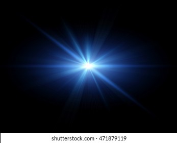 Blue light flare special effect  - Shutterstock ID 471879119