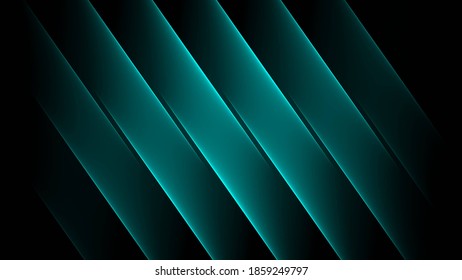 Blue light through Rhythmic dancing pattern 