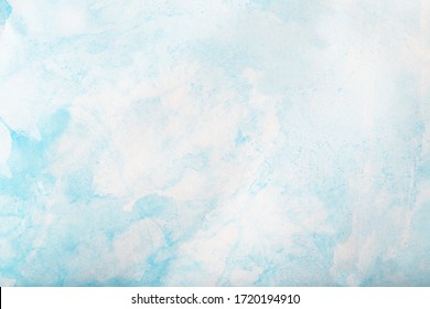 Blue light watercolor background  texture paper