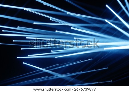 blue lighting design hole sci fi dark light ray hitech background