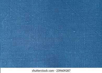 Blue Linen Background