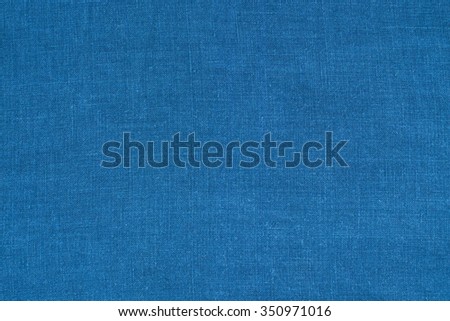 blue linen textile - close up of fashion background classic blue - Trend color of the year 2020