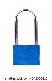 Blue Lock Isolated On White Background