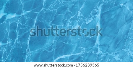 Blue marble texture background with curly veins, It can be used for interior-exterior home decoration and ceramic tile surface.