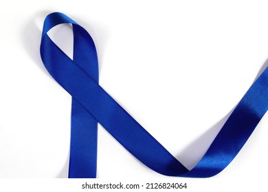 Blue March. Colorectal Cancer Awareness Month. Blue Ribbon