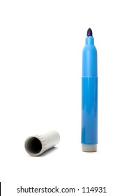 Blue Marker Pen