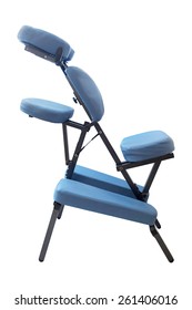 Blue massage chair 
