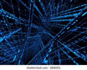 blue matrix
