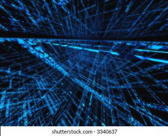 blue matrix