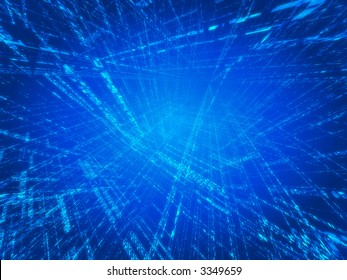 blue matrix