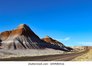 Blue Mesa In Petrified Forest National Park