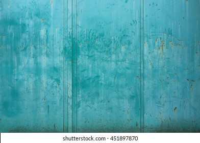 Blue metal door, rusty metal door. - Powered by Shutterstock