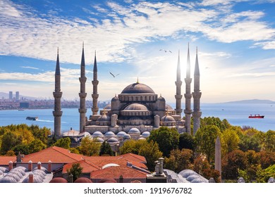 The Blue Mosque of Istanbul or Sultan Ahmet Mosque, Turkey